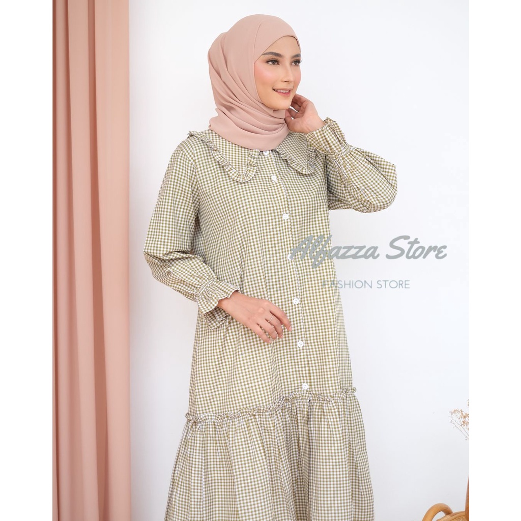 ALFAZZA STORE - TALITHA TUNIK - LONG TUNIK - Tarta Midi Pakaian Wanita Dress Midi - TERMURAH - KATUN PREMIUM - PAKAIAN WANITA - ATASAN - KEMEJA - KASUAL - VINTAGE - BIGSIZE - COD