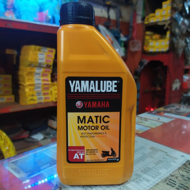 YAMALUBE MATIC 4AT 0,8L/ 800ML SAE 20W-40 API SERVICE SJ OLI YAMAHA MATIC - PAKET OLI MATIC YAMALUBE