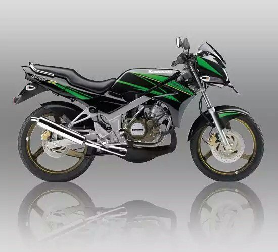 Stiker striping motor kawasaki ninja r se 2015 hijau