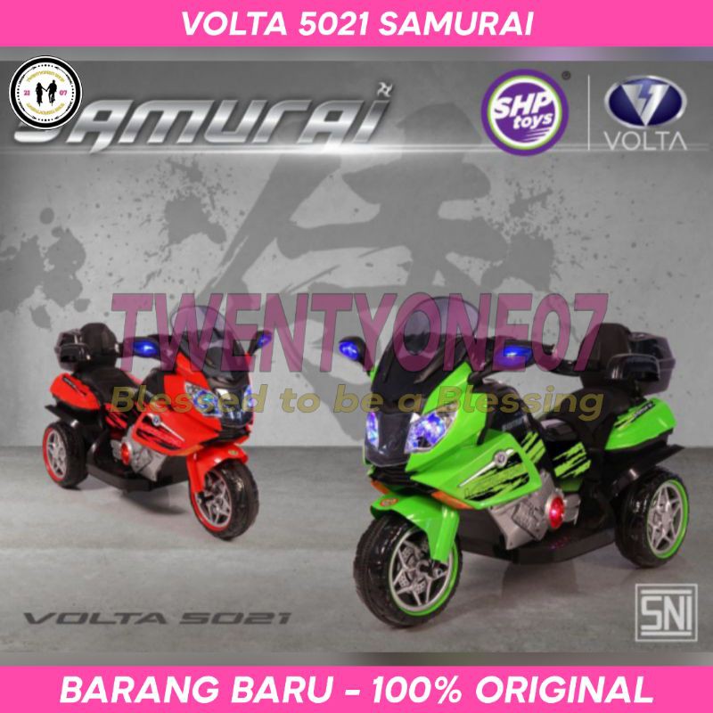 Motor Aki Anak SHP Toys Volta 5021 Samurai Remote Control Gearbox Ganda Free Helm