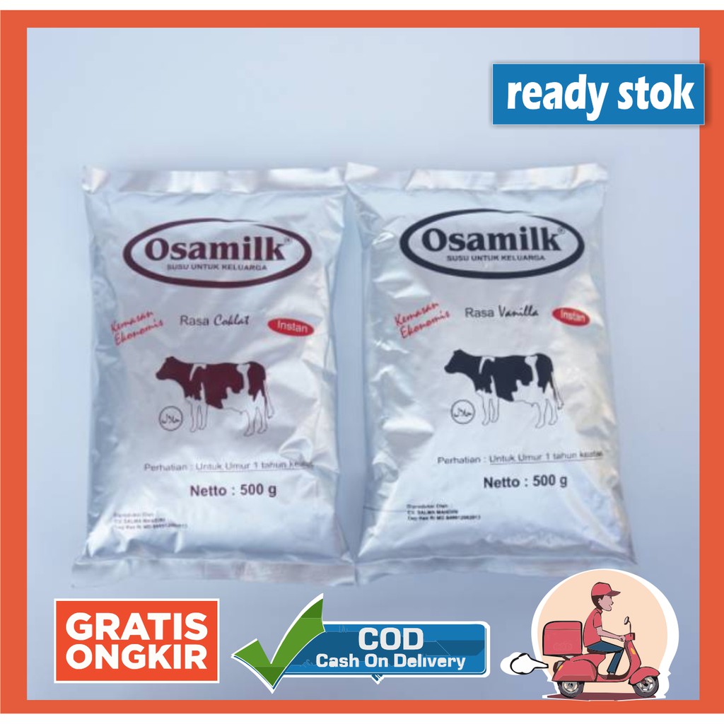 

OSAMILK ORI 100% GEMUK (FULLCREAM) RASA VANILLA COKLAT