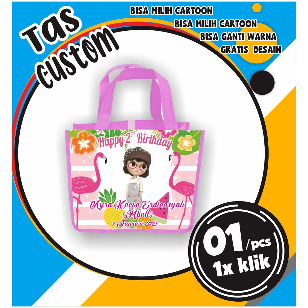 

GOODIE BAG CUSTOM FLAMINGGO