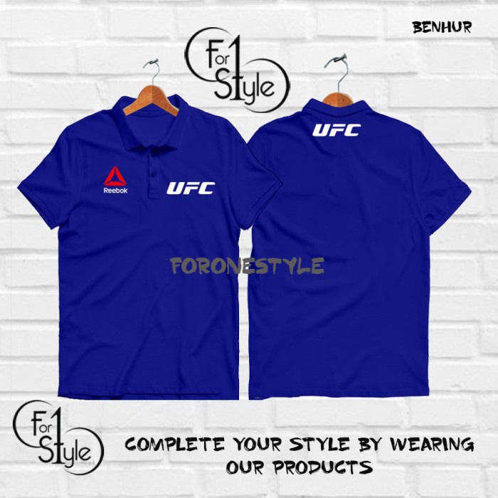 Polo Shirt Kaos Kerah UFC ULTIMATE FIGHTING CHAMPIONSHIP - BAJU UFC