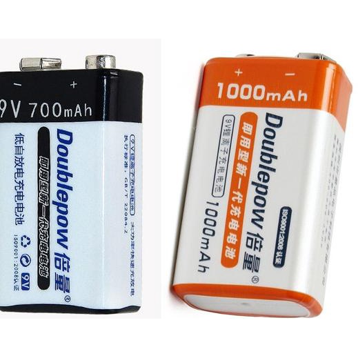 Baterai Battery Rechargeable 9V 9Volt 9 Volt Recharge Lithium Li-Ion