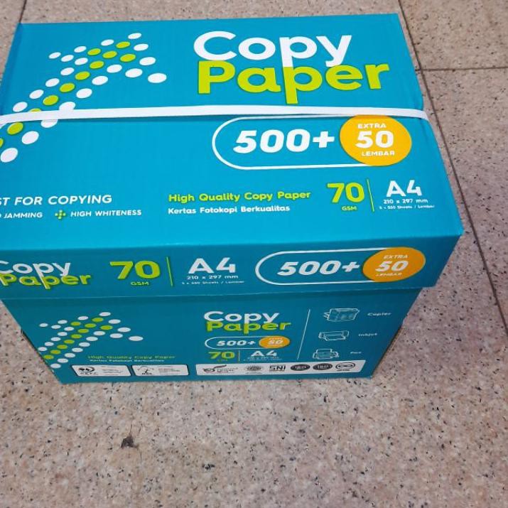 

(zpx-491) Kertas A4 70Gr Copy Paper 550 Lembar (1 Rim) / Kertas HVS A4 70gr Copy Paper ..