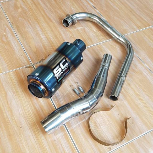 KNALPOT SONIC R 150 SC PROJEC BLUEMOON