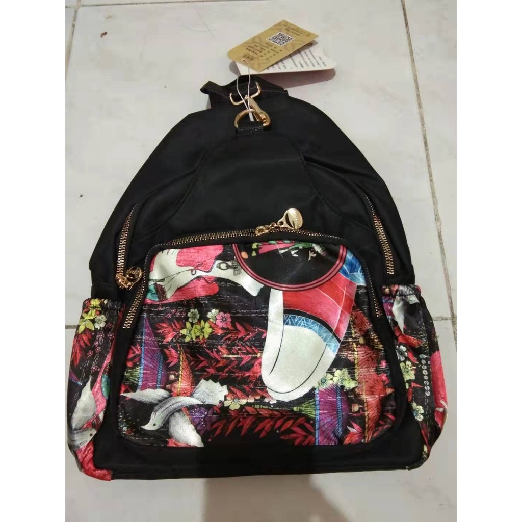 Tas Wanita Import Jinjing dan Ransel CHIBAO Mini CB0184 0184 CB0180 180 Motif Campur Bahan Parasut K