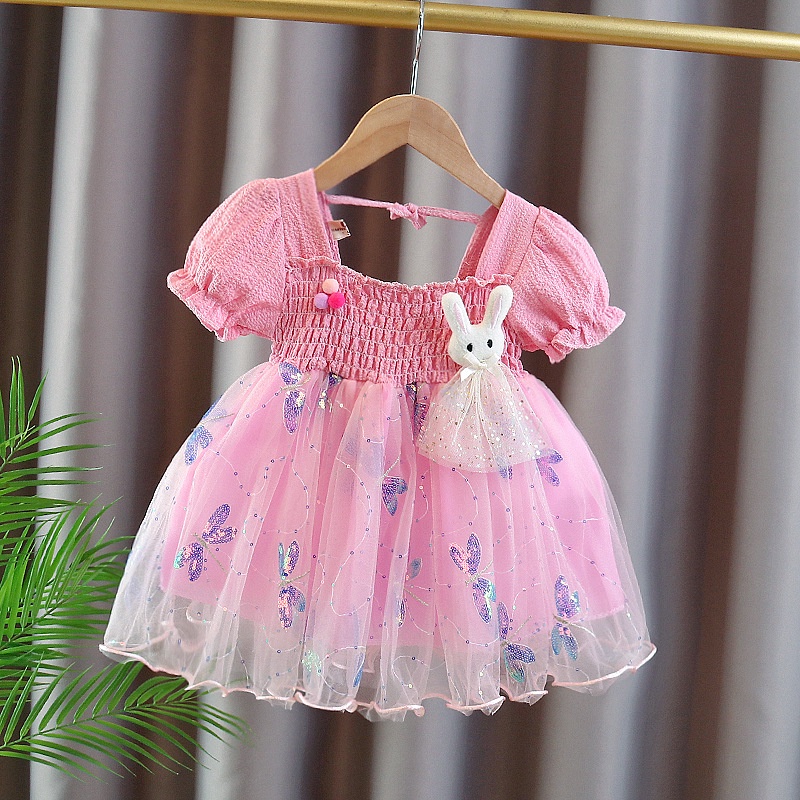Gaun Dress Tutu Anak Perempuan Pesta 1 2 3 4 Tahun Bayi Perempuan 0 6 Bulan Newborn Import