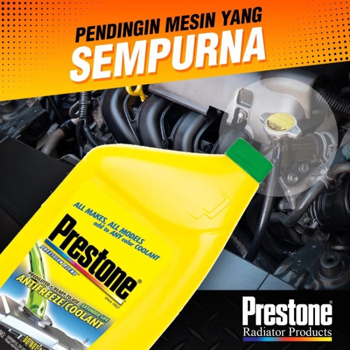 Prestone Ready To Use Radiator Antifreeze Coolant 1 L