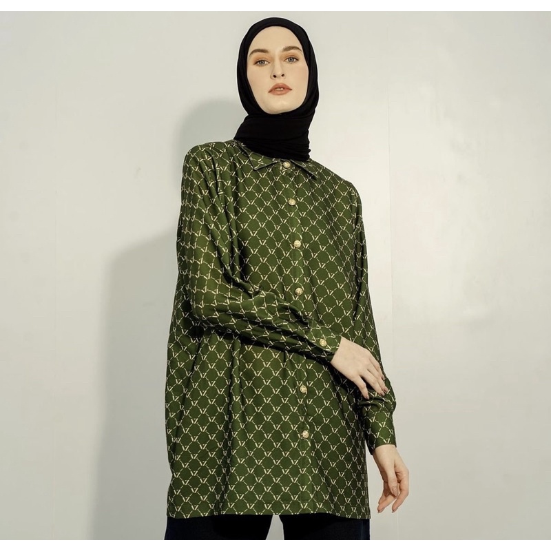 MONOGRAM SHIRT KALE *PRELOVED VIVIZUBEDI