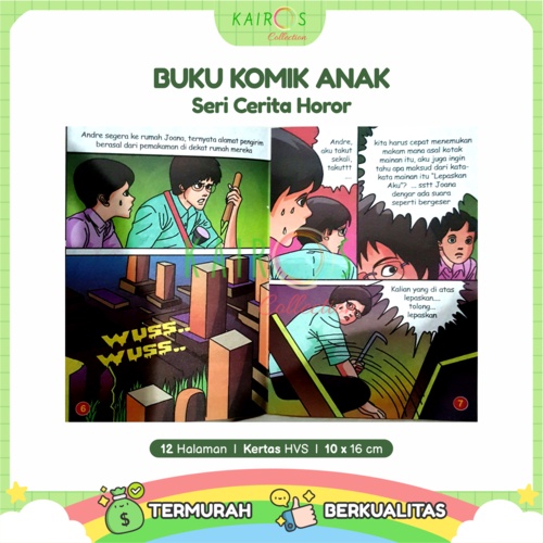 1 Set Komik Horor