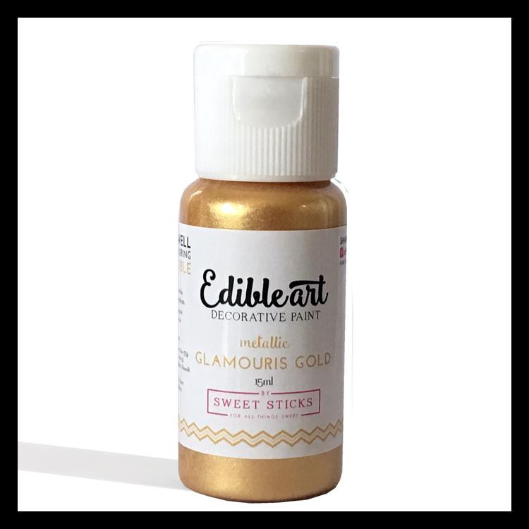 

Edible Art Paint Metallic Glamorous Gold Kode 1322