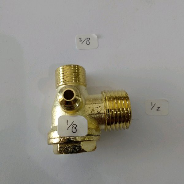 Sparepart kompresor non return valve Tee valve kompresor