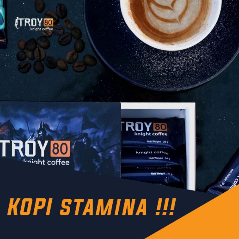 Kopi Troy 80 Kopi Kuat Tahan Lama Di Ranjang 1 Box