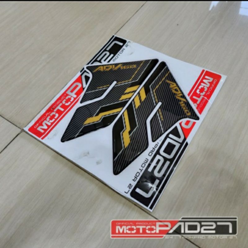 Stiker body samping depan ADV 160 bahan resin Original