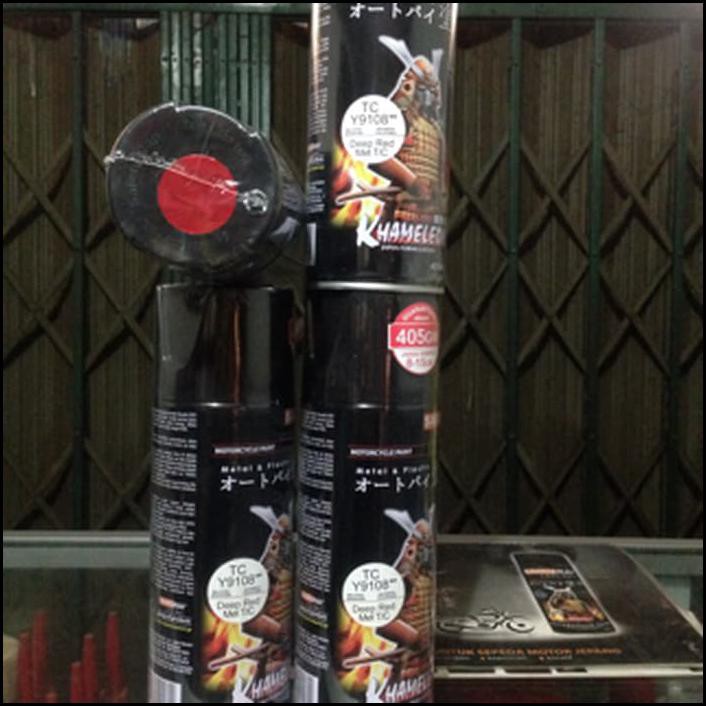 Samurai Paint/Merah Maroon-Deep Red Tc Y9108-Cat Semprot Aerosol