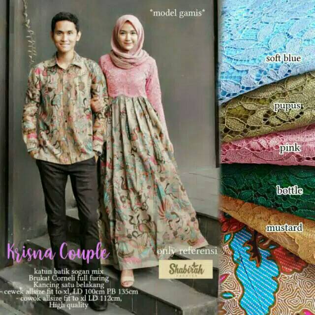 SHOPASHOP SOLO - baju muslim long dress batik btc solo kebaya brukat gamis muslim gamis Couple