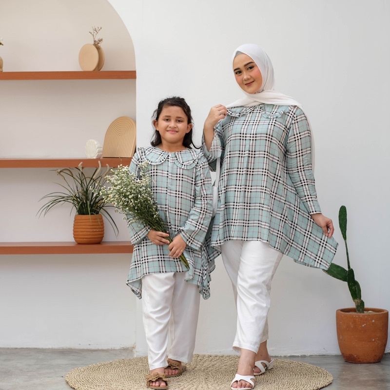 BAJU COUPLE BLOUSE IBU DAN ANAK BAJU ATASAN COUPLE IBU DAN ANAK KAULA