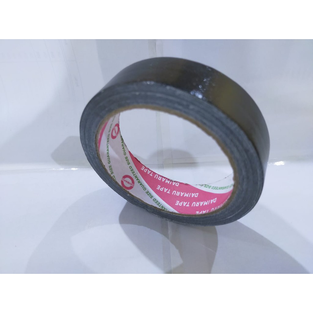 

Lakban Kain Linen Cloth Tape 1" X 12M Hitam/Black DAIMARU Cloth tape