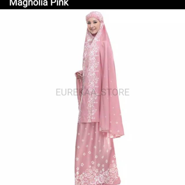 Mukena Magnolia Pink Tazkia Tazbiyah Mukena Bali Mukena Adem Mukena Motif Mukena Dewasa