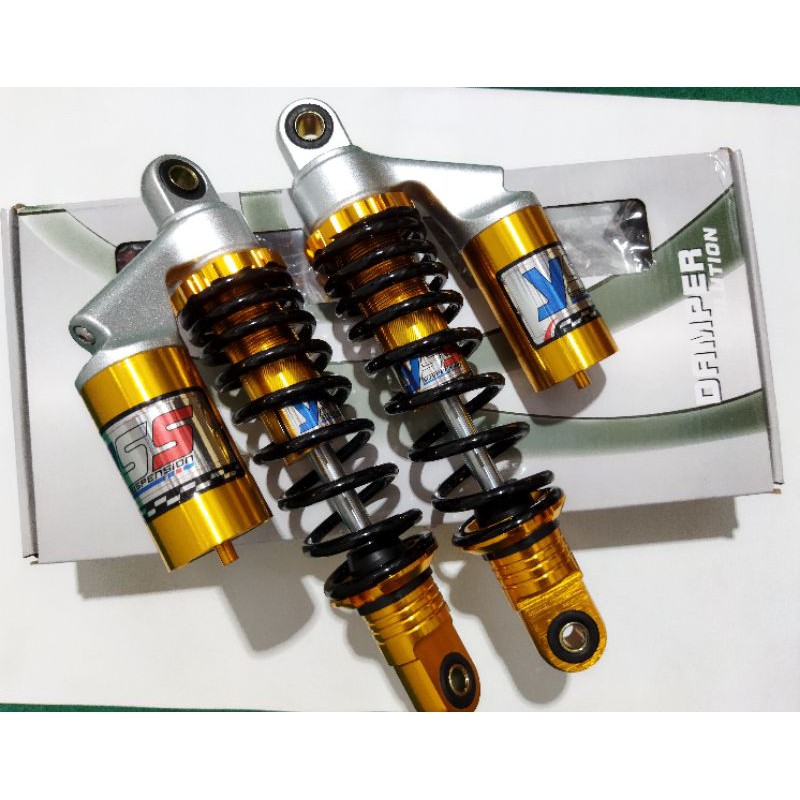 Shock Tabung YOKO G + 270/340mm shock Belakang Rx-king Vega jupiter dll-270 Hitam G+