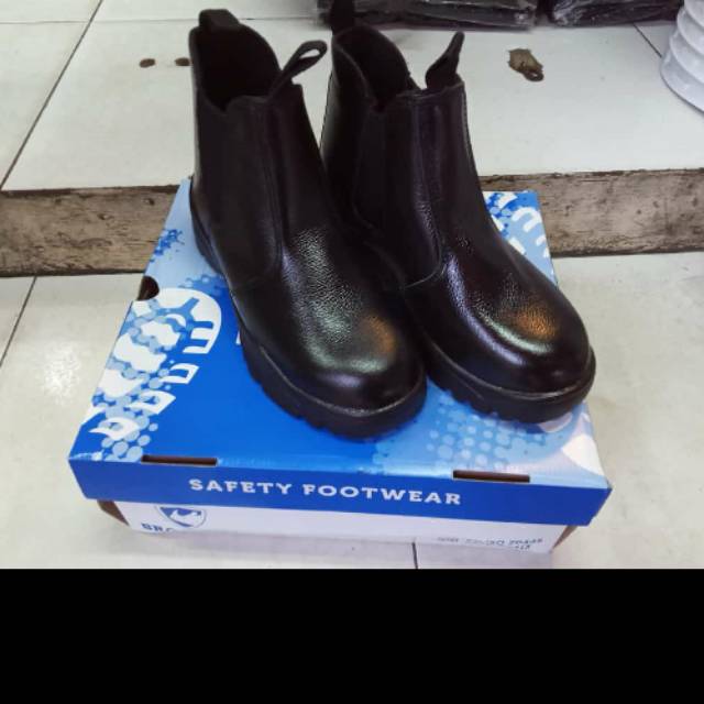 Sepatu Safety Shoes Black Rhino