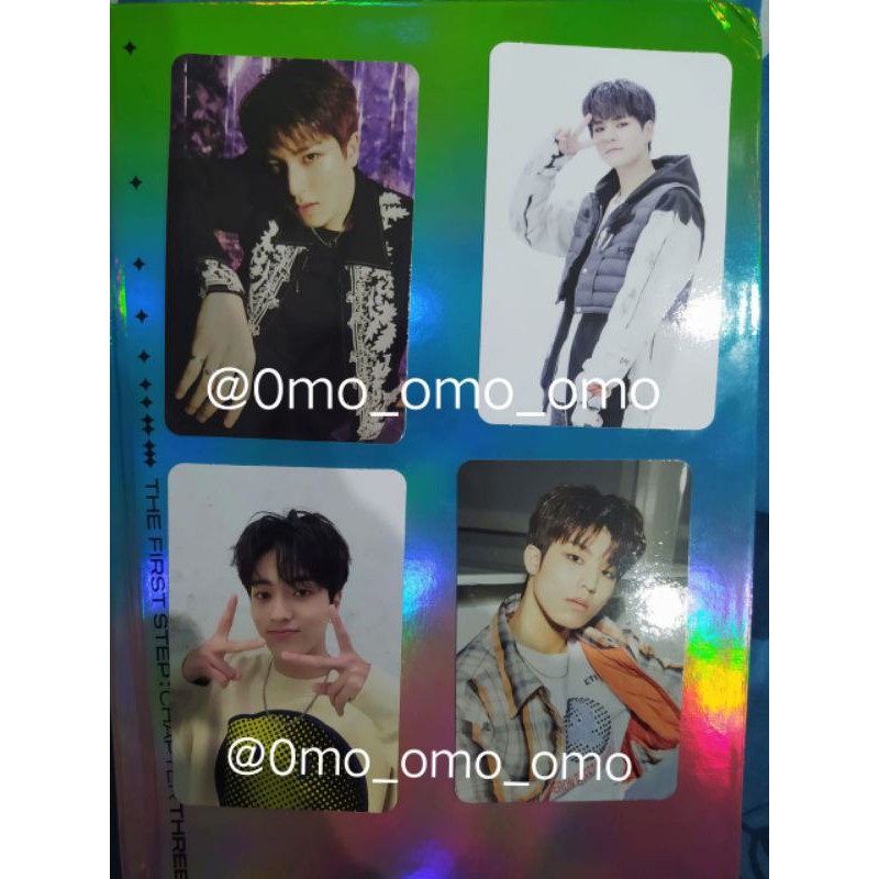 PHOTOCARD TREASURE THE FIRST STEP CHAPTER 3 BLACK VERSION HARUTO YOSHI JUNGHWAN JEONGWOO