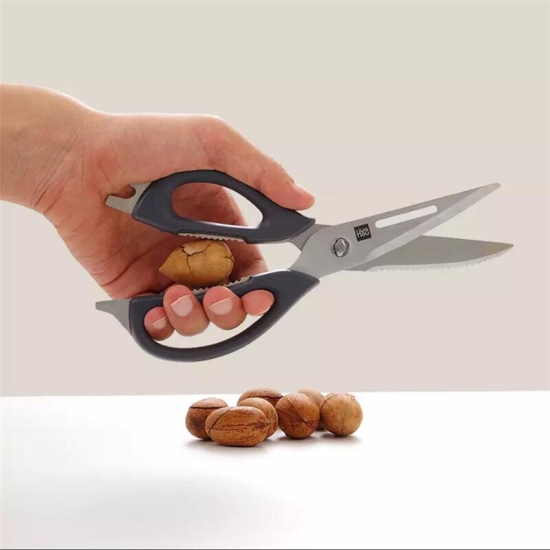 Huohou Gunting Dapur Multifunctional Bottle Opener Scissors HU0062