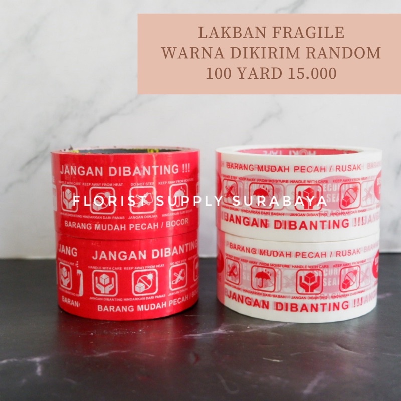 

LAKBAN STIKER FRAGILE BESAR