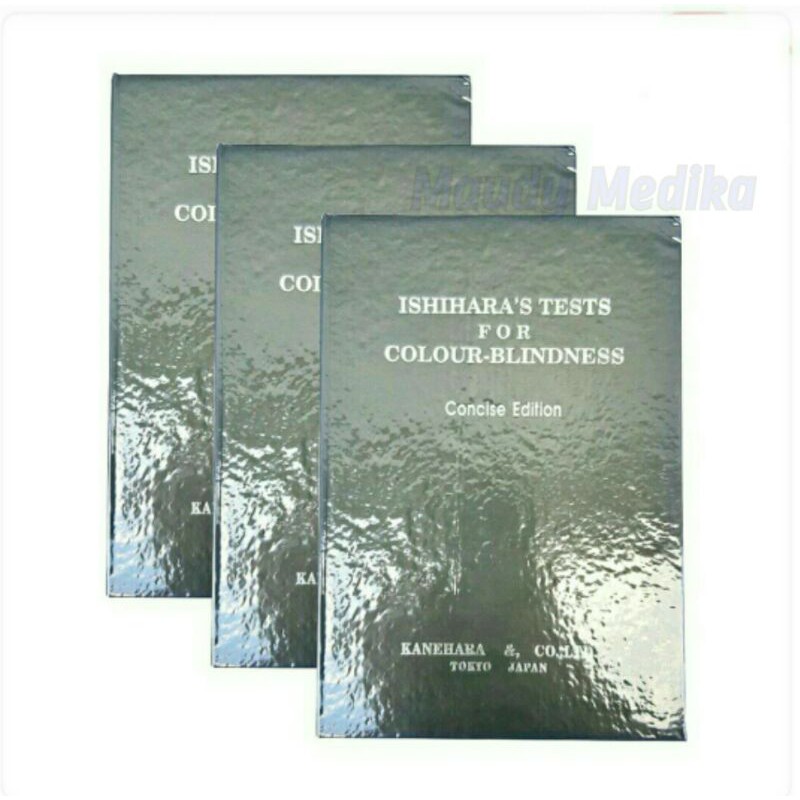 Buku Tes Buta Warna Isihara ishihara 14 plate