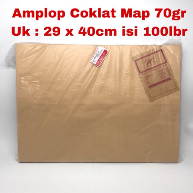 Amplop Coklat Map 29x40cm Shopee Indonesia