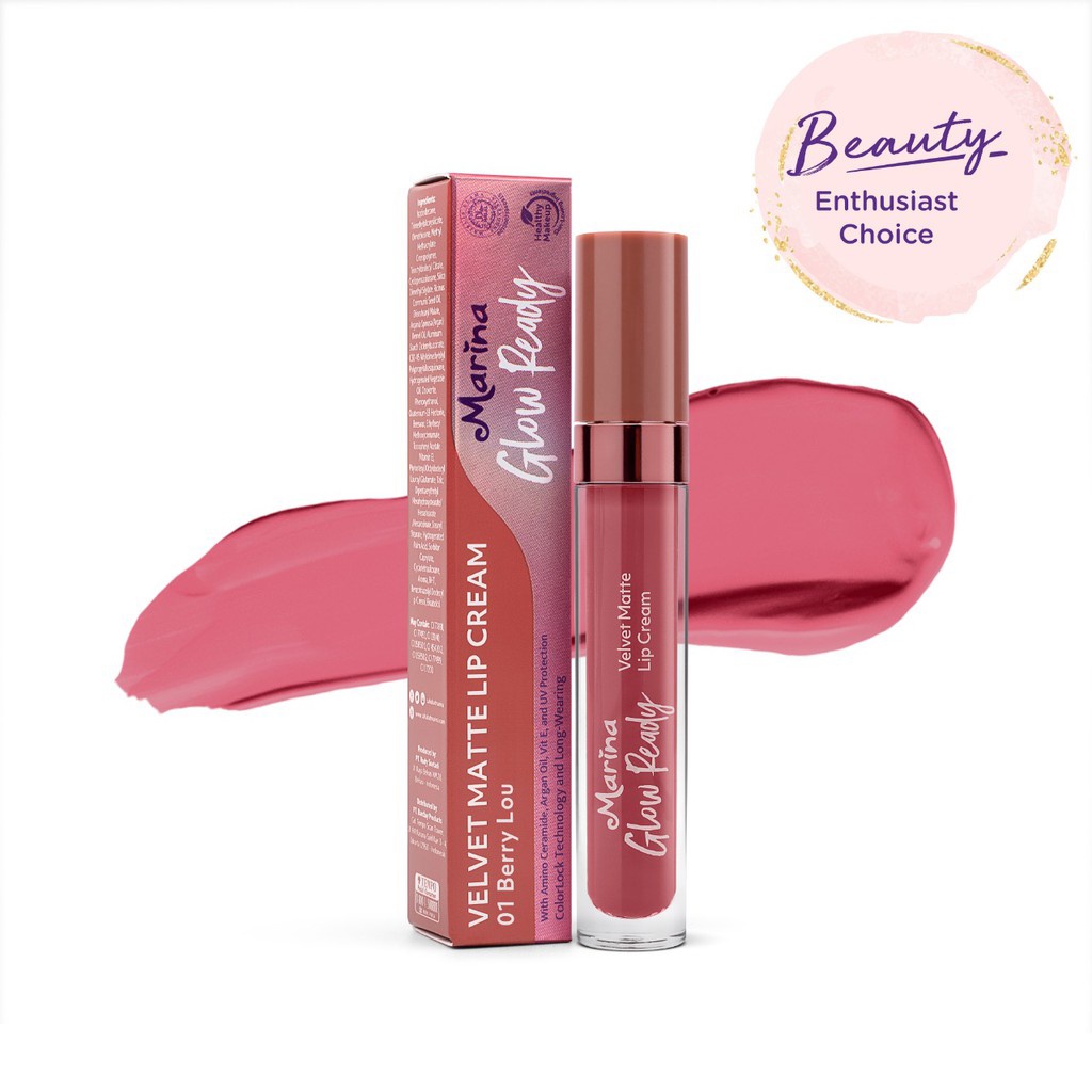 Marina Glow Ready Velvet Matte Lip Cream 5ml