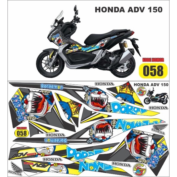 (COD) Striping sticker honda adv decal honda adv