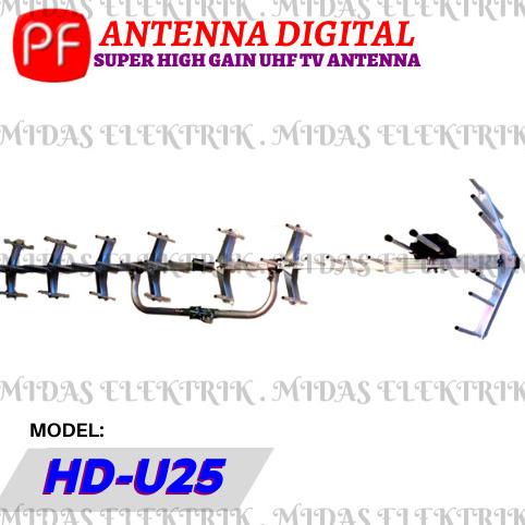 Anten Antena Antenna TV Digital Luar Outdoor PF HDU HD U 25 U25 HDU25