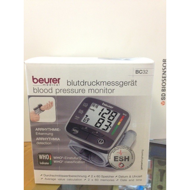 ASLI IMPOR -         Alat Monitor Tekanan Darah beurer BC 32