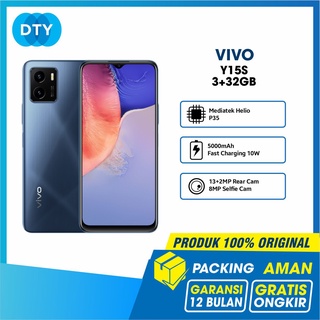 Jual Vivo Y15s Ram 3/32 GB 100% Baru Original Bergaransi Resmi Vivo 1