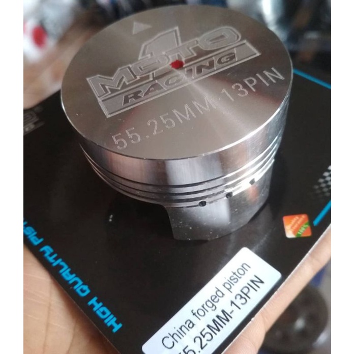 Piston 55.25 Pen 13 mm Moto1 Forged M1R Mentah High Dome Seher 55.25mm pin 13mm Moto 1 Forging Kompr