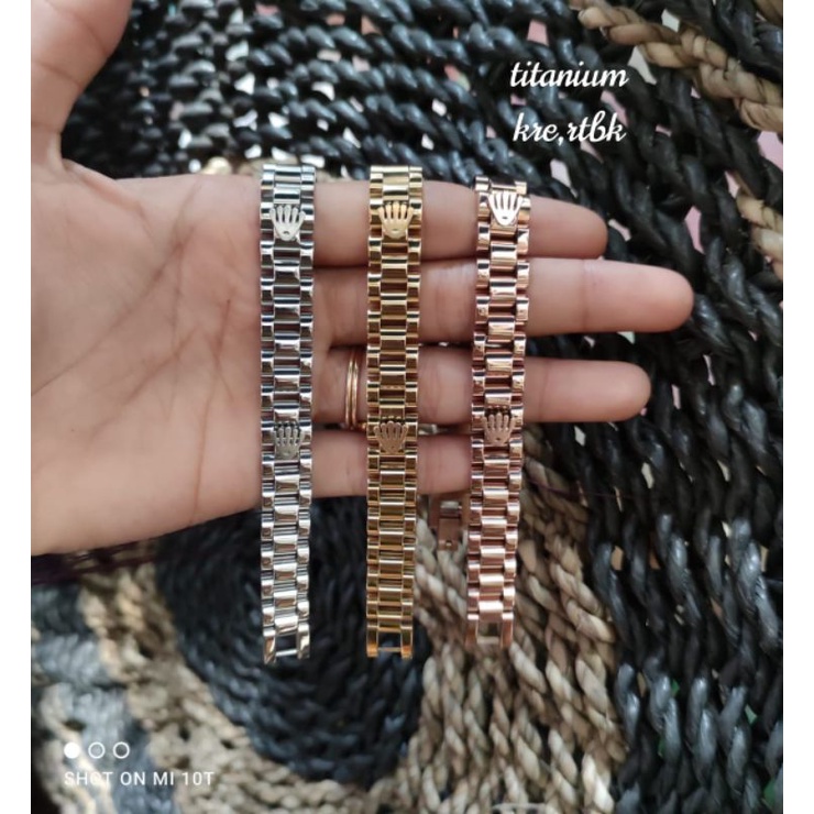 Gelang titanium aigner, tidak luntur