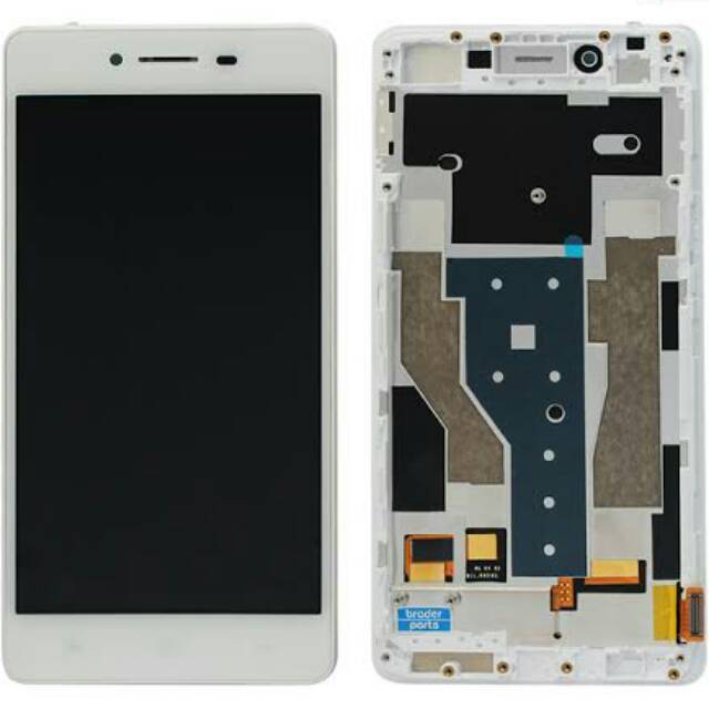 LCD OPPO R7 R7F FRAME FULLSET TOUCHSCREEN