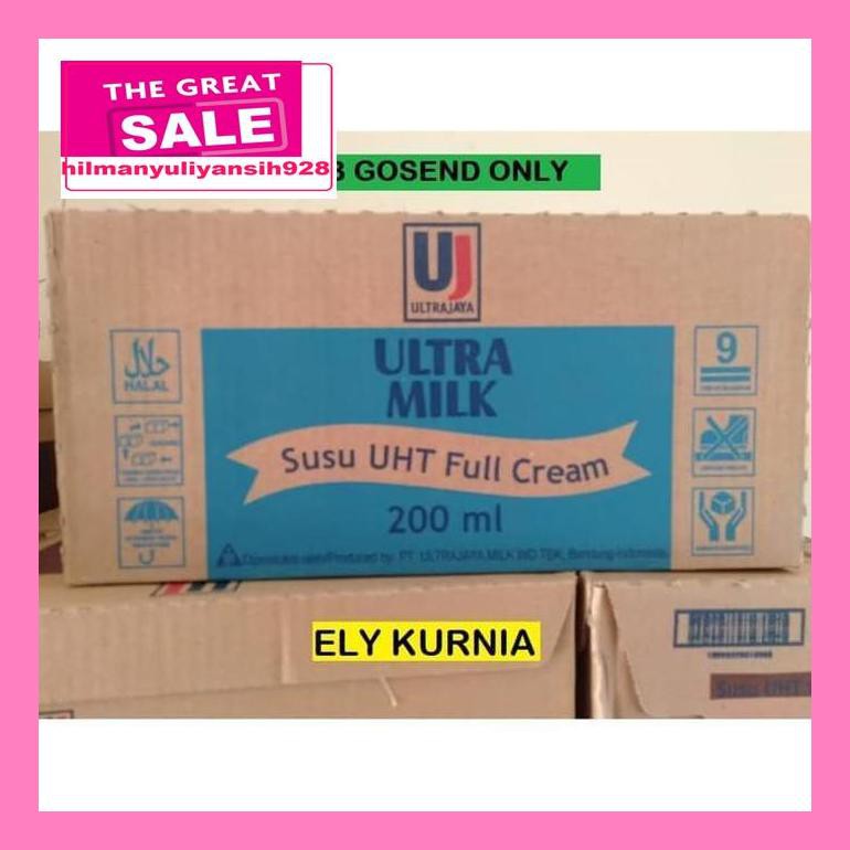 

02T4Dpsum Susu Uht Ultra Milk Full Cream 200 Ml / Ultra Milk Plain 200 Ml S30Ytd50