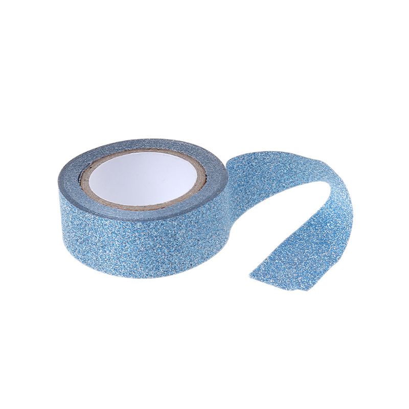 Sun Tape Glitter Prismatik Ungu Anti Air Untuk Dekorasi Senam Ritmik