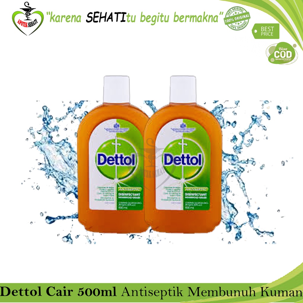 Original Dettol Antiseptic Liquid Botol Anti Bakeri Cairan Antiseptik