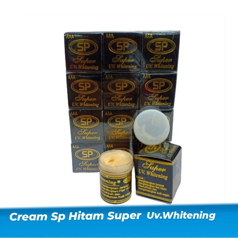 12pcs / cream wajah sp hitam super murah