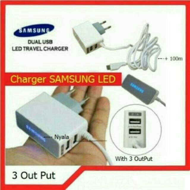 CHARGER 3 OUT MERK SAMSUNG / CASAN HP