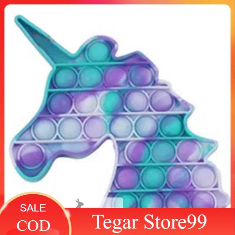 Pop It Fidget Toys Gradasi / Mainan Pop It Anak Murah / Mainan Edukasi Warna / Trending Toys Kid / P