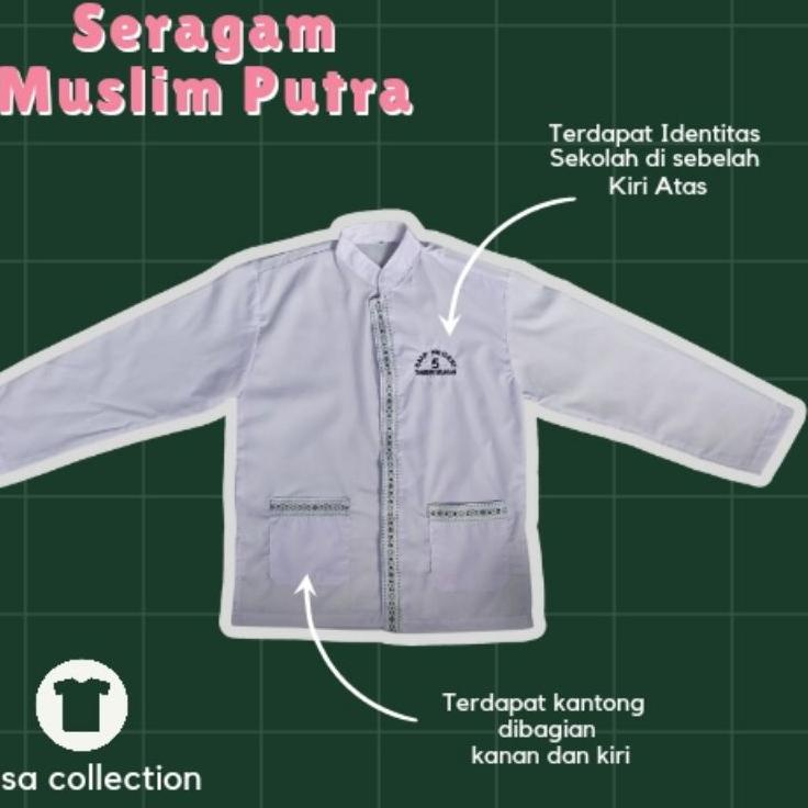 Harga Spesial.. Seragam Muslim Putra SMPN 5 Tamsel