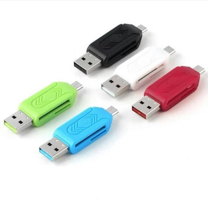 Cardreader katrider otg micro usb katreder kartumemori microSD adapter