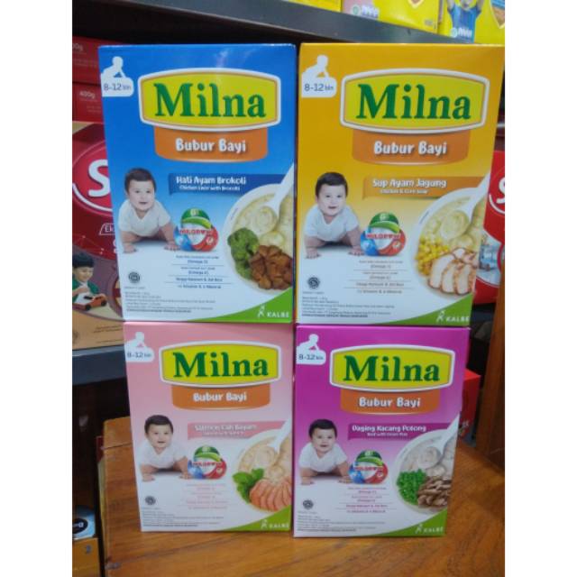 Milna bubur bayi 8+ 120 gr