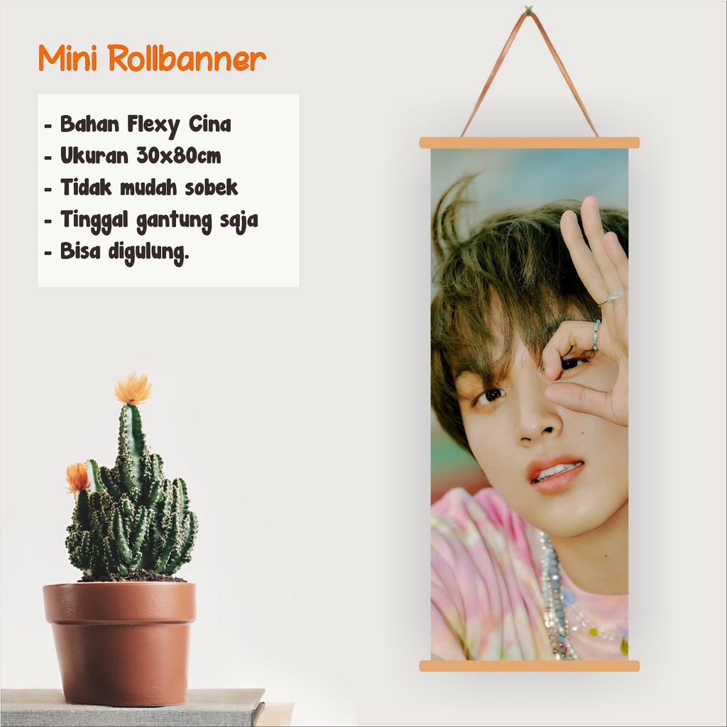 MINI ROLL BANNER HAECHAN NCT DREAM HELLO FUTURE