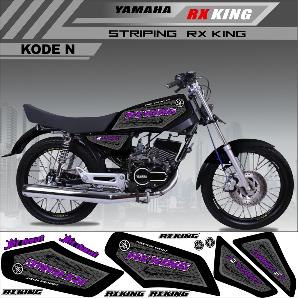 Sticker Striping Rx King Variasi Stiker Rx King Variasi Kode N